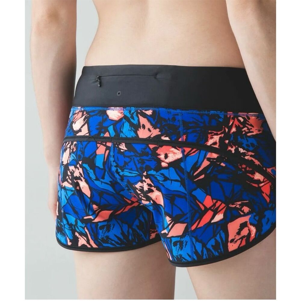 Lululemon Speed Short Women's 8 Paint Storm Harbor (h20)